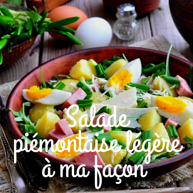 Salade piemontaise legere a ma facon