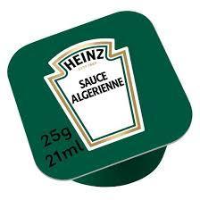 Sauce algerienne 100 x 25g heinz