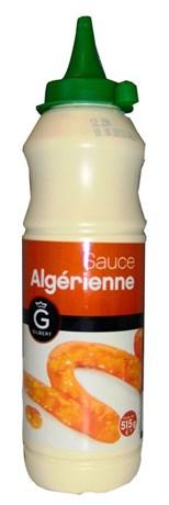 Sauce algerienne 500 ml gilbert pour professionnels