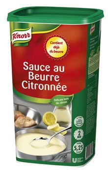 Sauce au beurre citronnée déshydratée 1 Kg jusqu'à 5,25 L Knorr