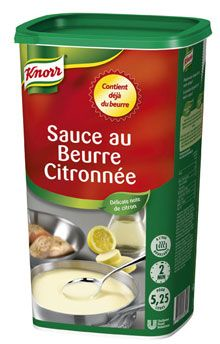 Sauce au beurre citronnee deshydratee 1 kg jusqu a 5 25 l knorr