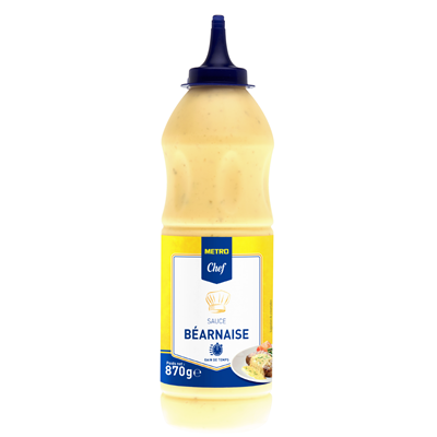 Sauce bearnaise 870 g metro chef