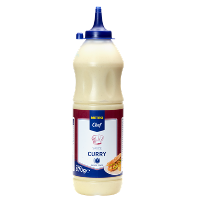 Sauce curry 870 g metro chef 1