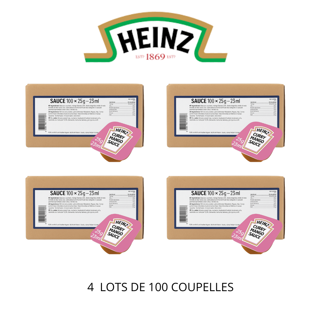 Sauce curry mango 100 x 25 g heinz 1