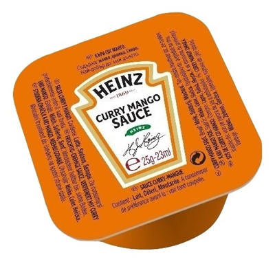 Sauce curry mango 100 x 25 g heinz