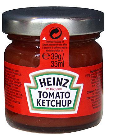 Sauce ketchup 80 x 33 ml heinz stick a l unite dosettes individuelles
