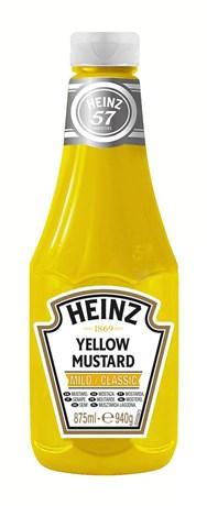 Sauce mustard classic heinz 875 ml pour professionnels