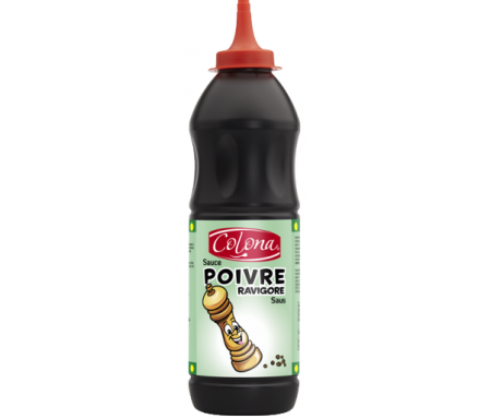 Sauce poivre ravigore flacon souple 900 ml 850 g colona