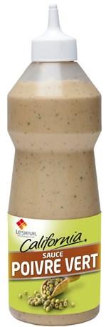 Sauce poivre vert california 950 ml lesieur pour professionnels