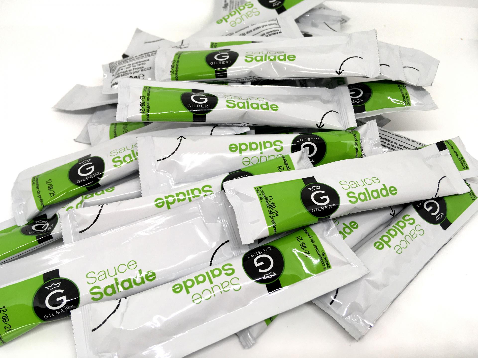 Sauce salade bûchette 10 g Gilbert le lot de 20