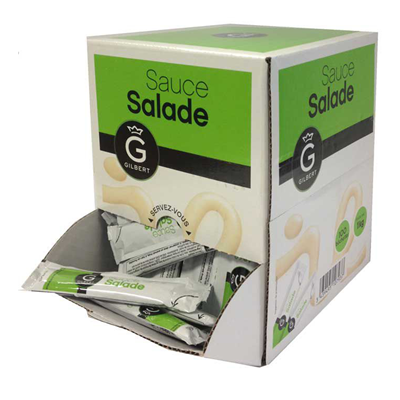 Sauce salade en buchettes 100 x 10 g gilbert 1