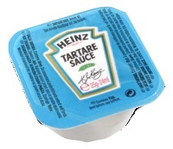 Sauce tartare heinz en coupelle de 25 cl en lot de 15