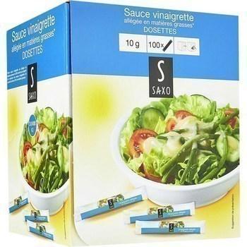 Sauce vinaigrette allégée en matières grasses en dosettes 100x10 g