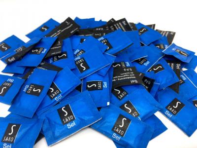 Sel en dosettes 0 8 g saxo en lot de 20