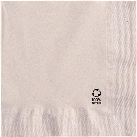 Serviette jetable recyclee 2 plis 40 x 40 cm x100 pour professionnels