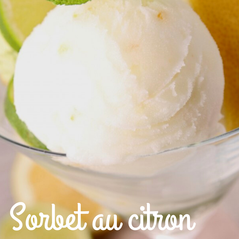 Sorbet au citron recette