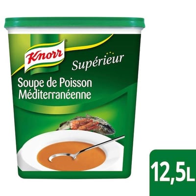 Soupe de poisson mediterraneenne 1 kg 12 5 l 50 knorr