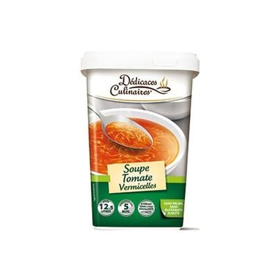 Soupe tomate vermicelles 875g 12 5l 50 rations dedicaces culinaires