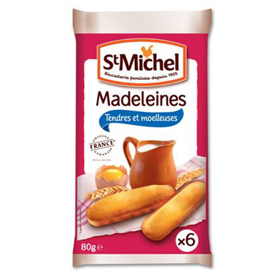 St michel madeleine longue nature 80 g