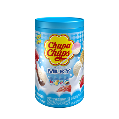 Sucettes milk shake chupa chups 100 pieces