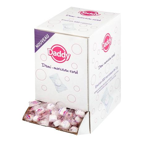 Sucre demi morceaux ronds daddy 500 x 3 g pour professionnels