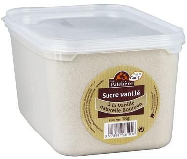 Sucre vanillee 1 kg la pateliere