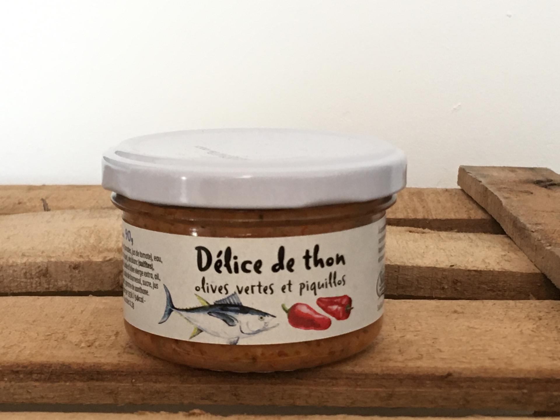 Tartinade de thon aux piquillos 90g bocal
