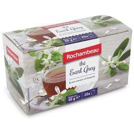 The earl grey 25 sachets 50 g rochambeau pour professionnels