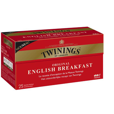 The english breakfast 25 sachets twinings
