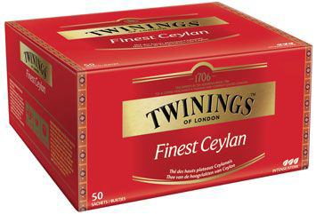 The finest ceylan 50 sachets twinings