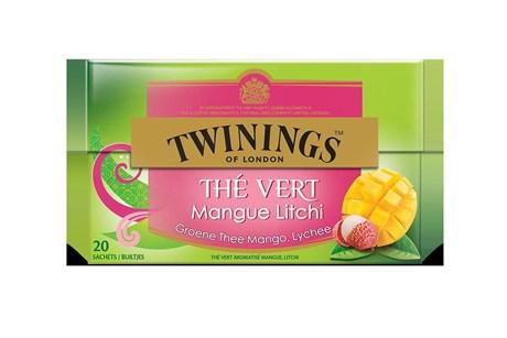 The vert mangue litchi 20 sachets pour professionnels