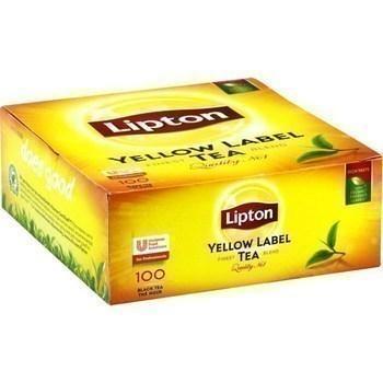 The yellow label 100x2 g