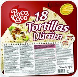 Tortillas ble nature 25 cm x 19