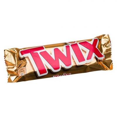 Twix minis nappes caramel et enrobees de chocolat au lait