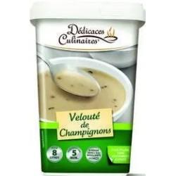 Veloute de champignons 720 g 8 l 40 rations dedicaces culinaires