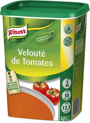 Veloute de tomates 925 g 12 5 l 50 rations knorr